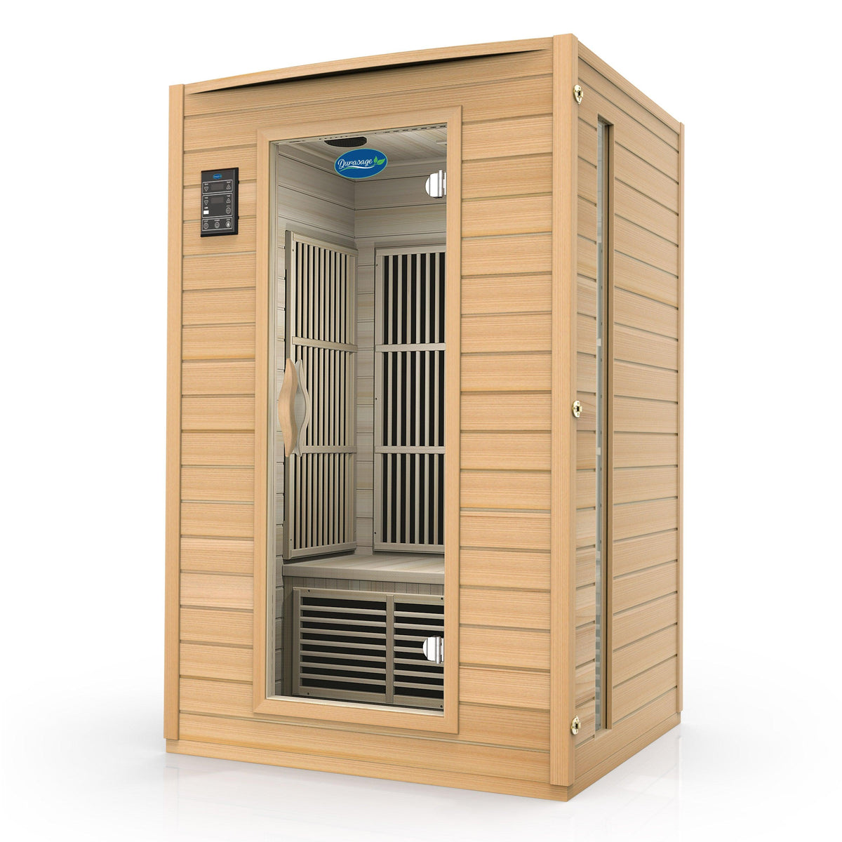 Durasage 2-Person Low EMF Infrared Sauna – Canadian Hemlock