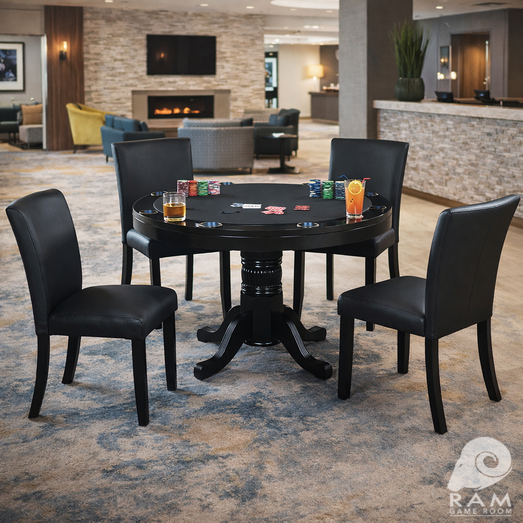 RAM Game Room Pub Series Poker Table — 48"