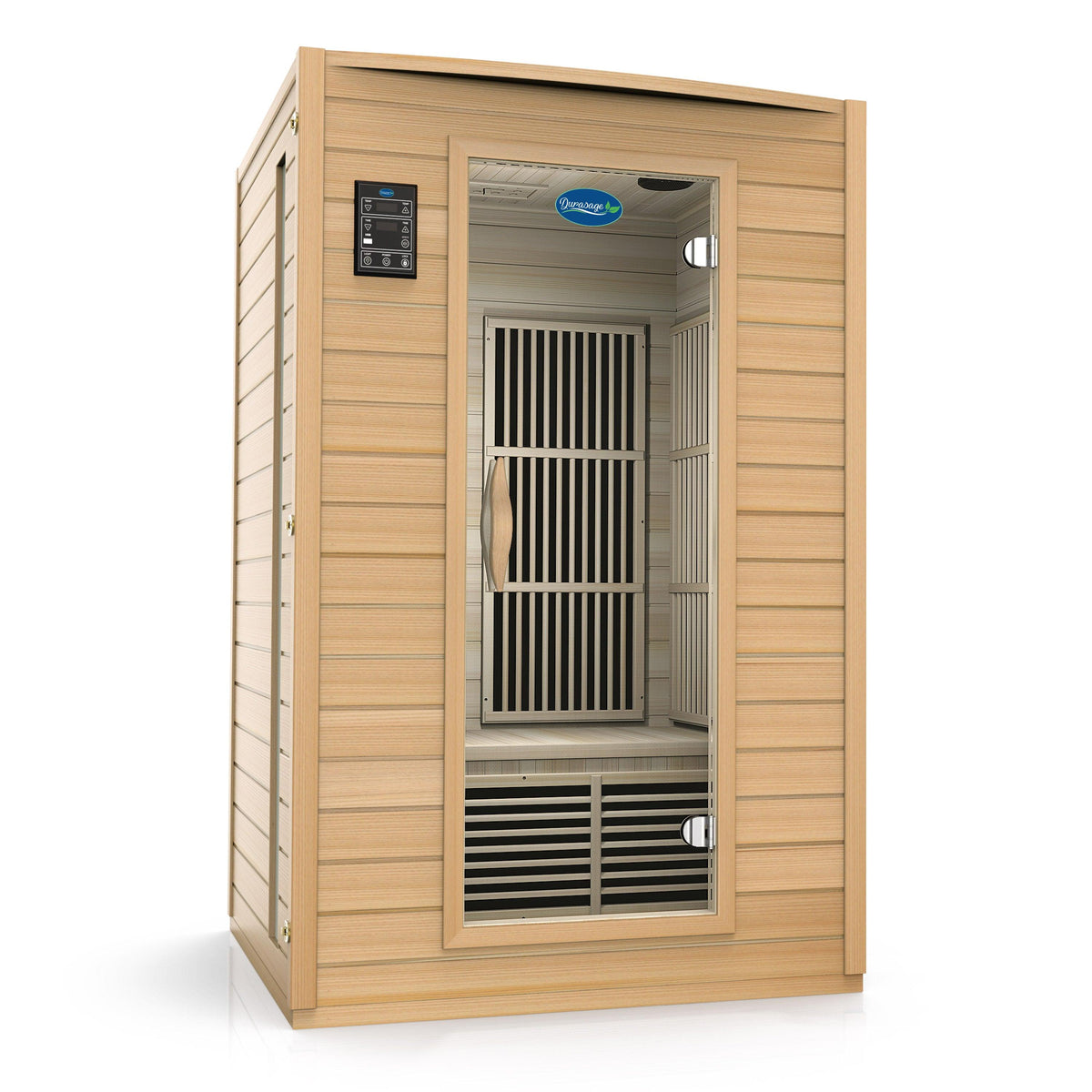 Durasage 2-Person Low EMF Infrared Sauna – Canadian Hemlock